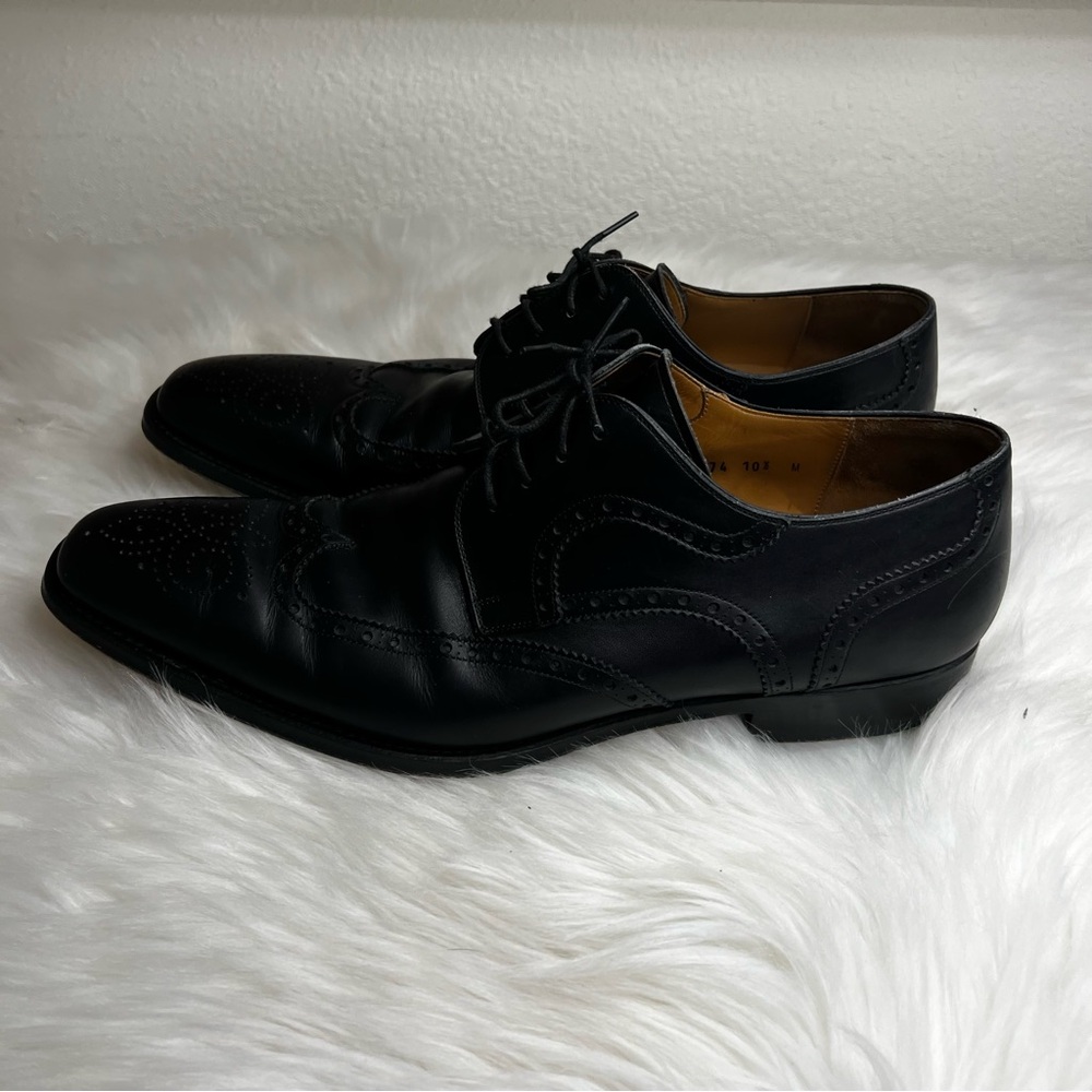 MAGNANNI Men's Sergio Wingtip Brogue Leather Oxfords Dress Shoes